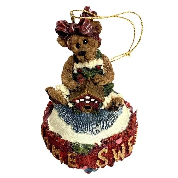 Boyds Bears Bearstone Resin Ornament - Bailey Home Sweet Home #25708. - Picture 9 of 15
